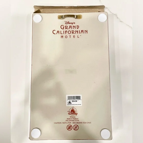 NIB Disney Grand Californian Hotel Ceramic Art - Picture 3 of 5